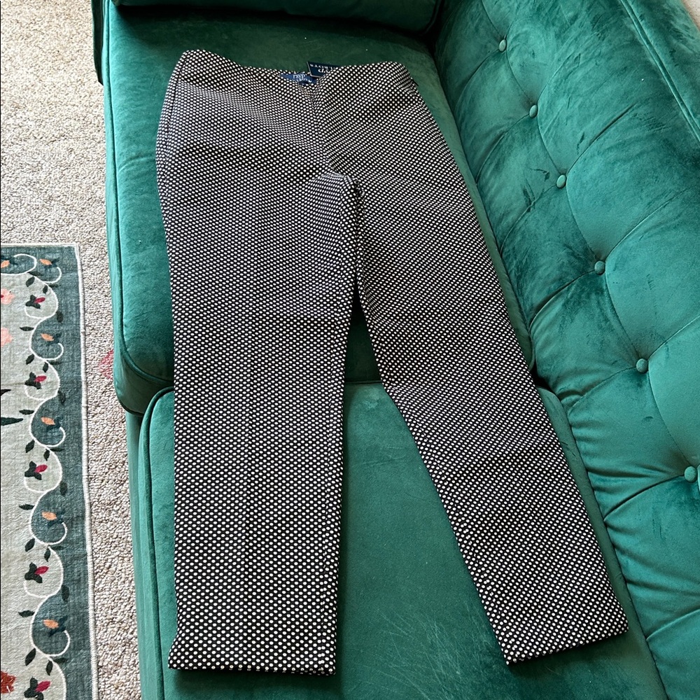 TALBOTS CHATHAM ANKLE PANTS - FRESH DOT Size 6 NWT - Picture 12 of 17